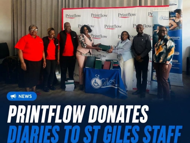 Printflow Supports St Giles With Stationery Donation as New Partnership Begins